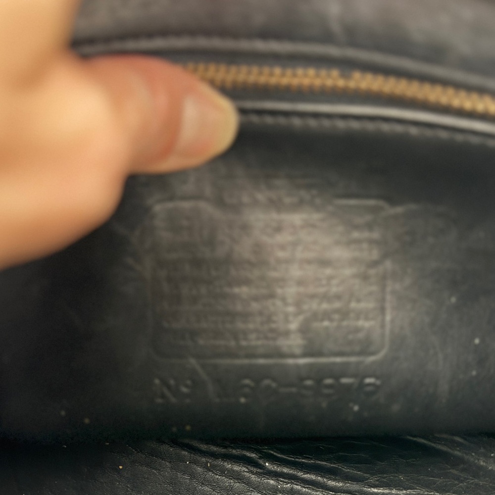 Coach Vintage Classic Anderson Bag in Black Leather - Picture 10 of 11